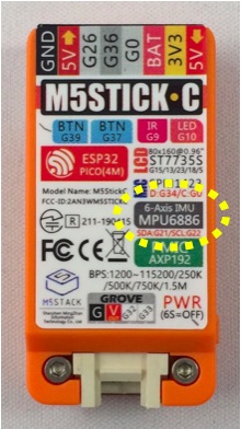 M5StickC裏面